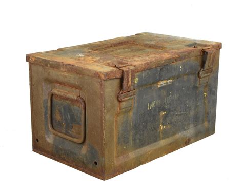 ameo metal box vaule|old metal ammo box cleaning.